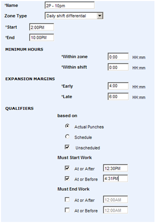 Shift Differential Example Chart Shift Differentials? Not Really... (Kronos Configuration)