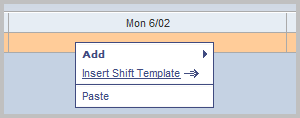 InsertShiftTemplate