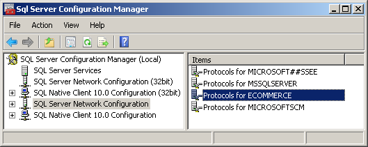SQL Server Network Configuration